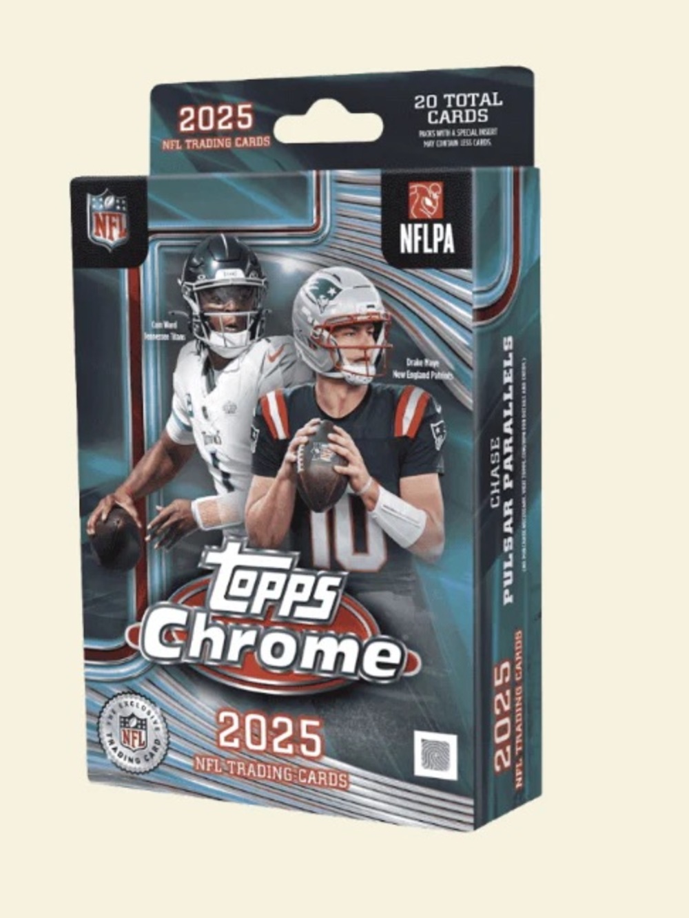 Topps Chrome 2025 NFL Hanger Box
